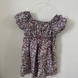 GAP Multicolor Floral Kids dress 4
